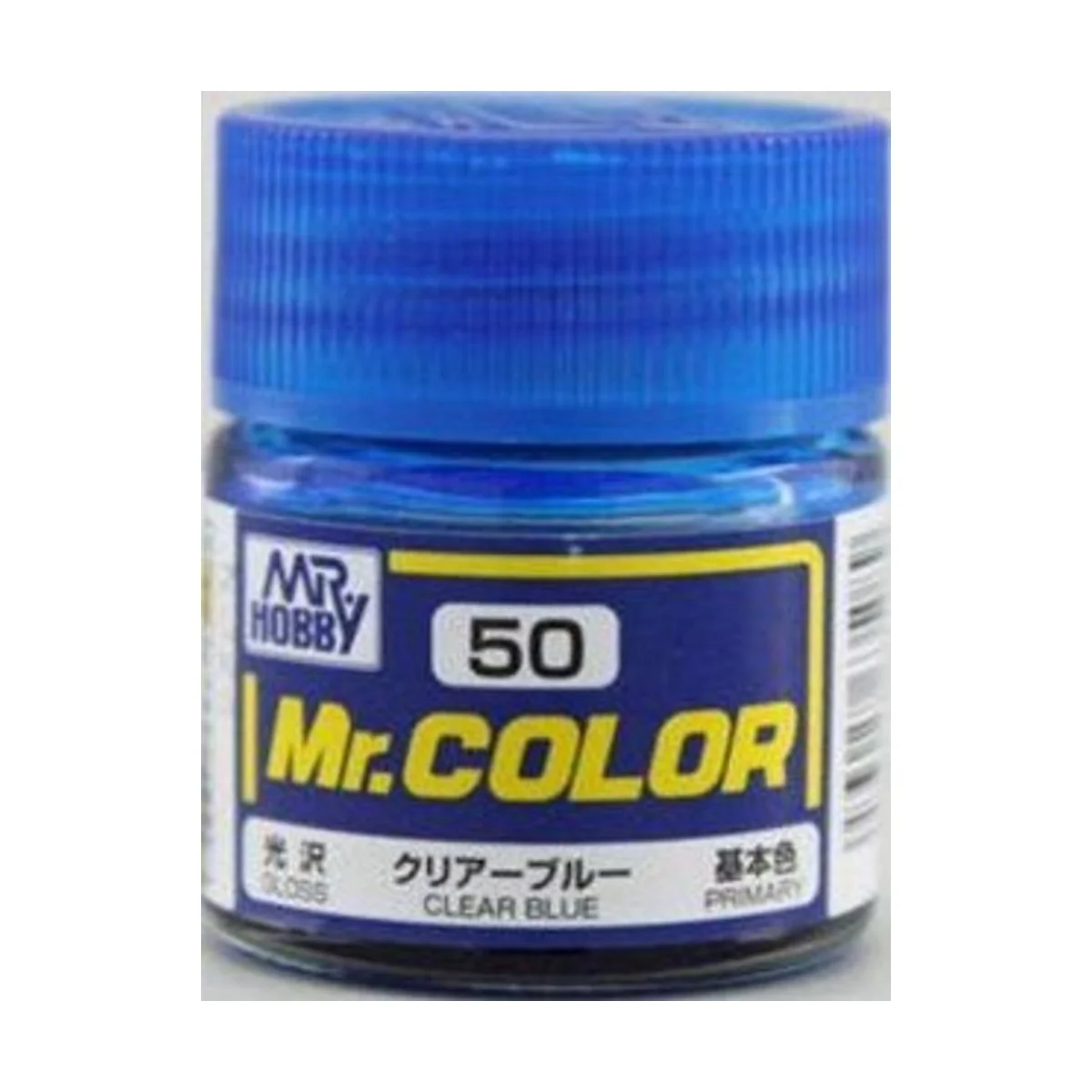 Mr Hobby -Gunze Mr. Color (10 ml) Clear Blue - Mr Hobby - Gunze C-050