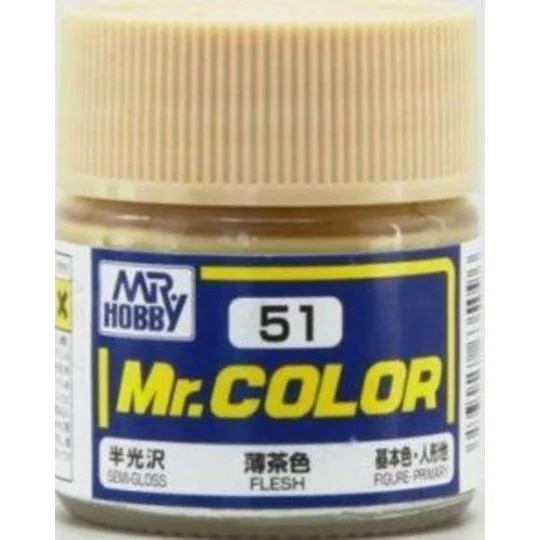 Mr Hobby -Gunze Mr. Color (10 ml) Flesh - Mr Hobby - Gunze C-051