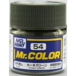 Mr Hobby -Gunze Mr. Color (10 ml) Khaki Green - Mr Hobby - Gunze C-054