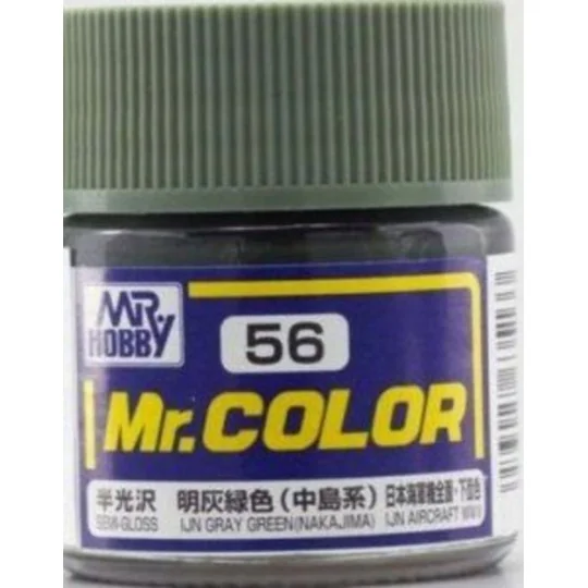 Mr Hobby -Gunze Mr. Color (10 ml) IJN Gray Green (Nakajima) - Mr Ho...
