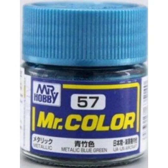 Mr Hobby -Gunze Mr. Color (10 ml) Metallic Blue Green - Mr Hobby - ...
