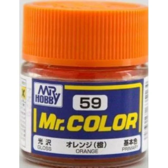 Mr Hobby -Gunze Mr. Color (10 ml) Orange - Mr Hobby - Gunze C-059