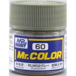 Mr Hobby -Gunze Mr. Color (10 ml) RLM02 Gray - Mr Hobby - Gunze C-060