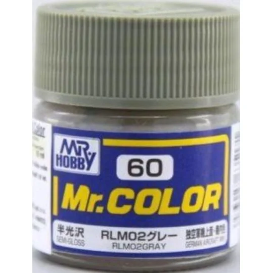 Mr Hobby -Gunze Mr. Color (10 ml) RLM02 Gray - Mr Hobby - Gunze C-060