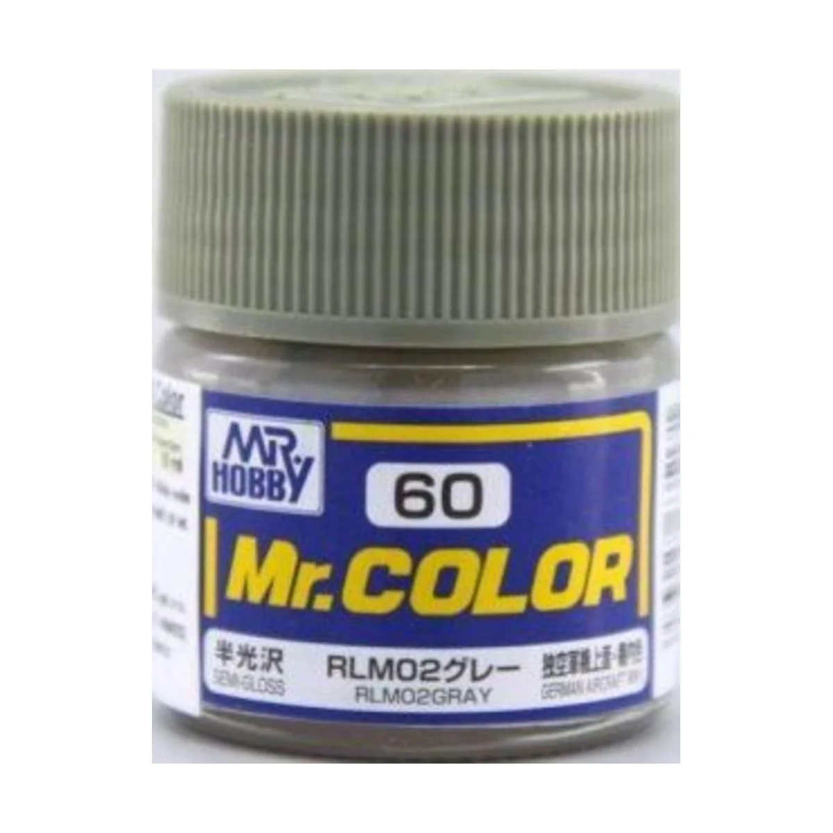 Mr Hobby -Gunze Mr. Color (10 ml) RLM02 Gray - Mr Hobby - Gunze C-060