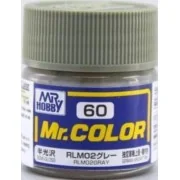 Mr Hobby -Gunze Mr. Color (10 ml) RLM02 Gray - Mr Hobby - Gunze C-060