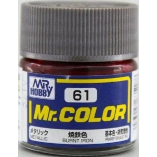 Mr Hobby -Gunze Mr. Color (10 ml) Burnt Iron - Mr Hobby - Gunze C-061