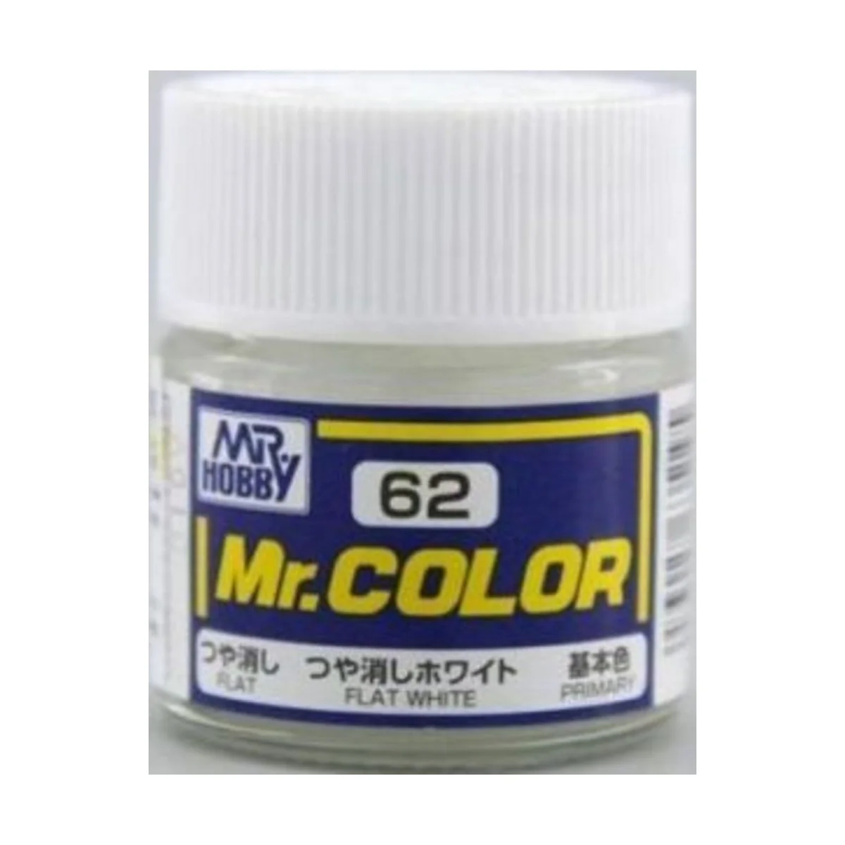 Mr Hobby -Gunze Mr. Color (10 ml) Flat White - Mr Hobby - Gunze C-062