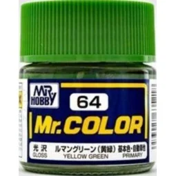 Mr Hobby -Gunze Mr. Color (10 ml) Yellow Green - Mr Hobby - Gunze C...