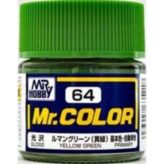 Mr Hobby -Gunze Mr. Color (10 ml) Yellow Green - Mr Hobby - Gunze C...