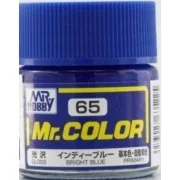 Mr Hobby -Gunze Mr. Color (10 ml) Bright Blue - Mr Hobby - Gunze C-065