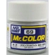 Mr Hobby -Gunze Mr. Color (10 ml) Off White - Mr Hobby - Gunze C-069 Mr Hobby -Gunze Mr. Color (10 ml) Off White - Mr Hobby - Gunze C-069