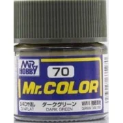 Mr Hobby -Gunze Mr. Color (10 ml) Dark Green - Mr Hobby - Gunze C-070