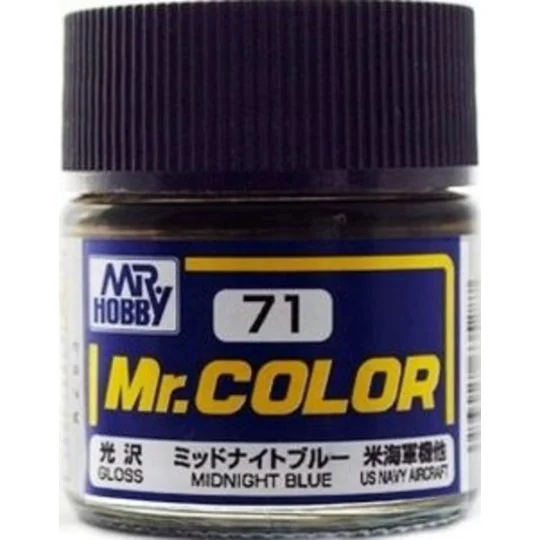 Mr Hobby -Gunze Mr. Color (10 ml) Midnight Blue - Mr Hobby - Gunze ...