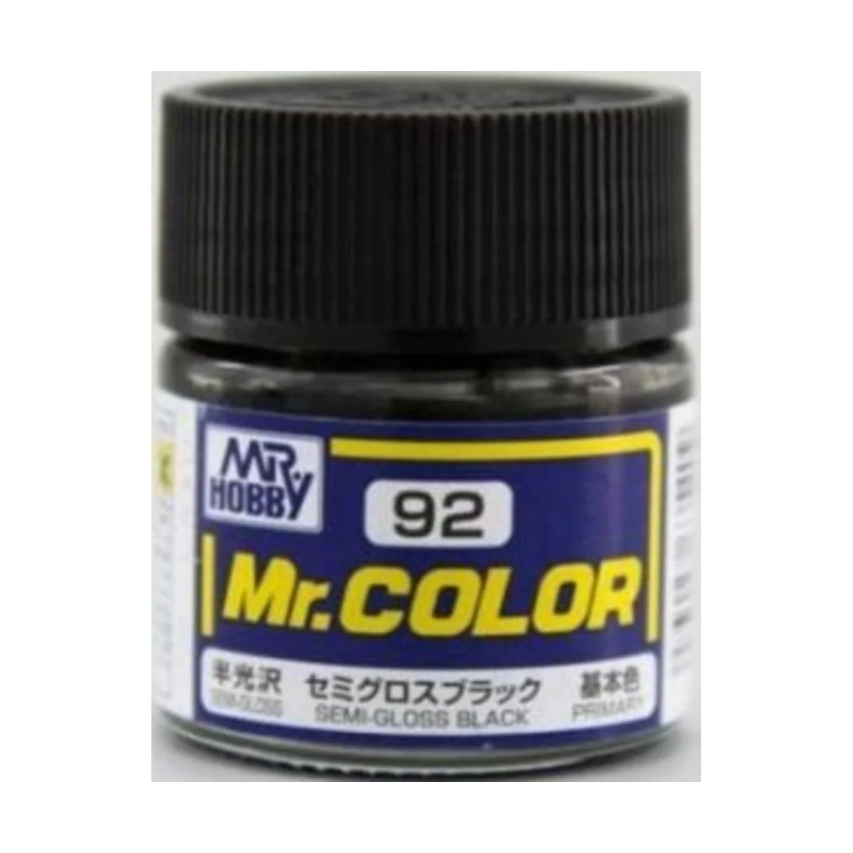 Mr Hobby -Gunze Mr. Color (10 ml) Semi Gloss Black - Mr Hobby - Gun...