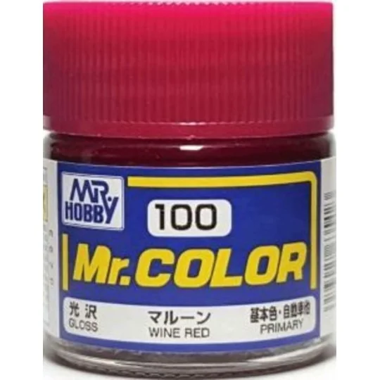 Mr Hobby -Gunze Mr. Color (10 ml) Wine Red - Mr Hobby - Gunze C-100