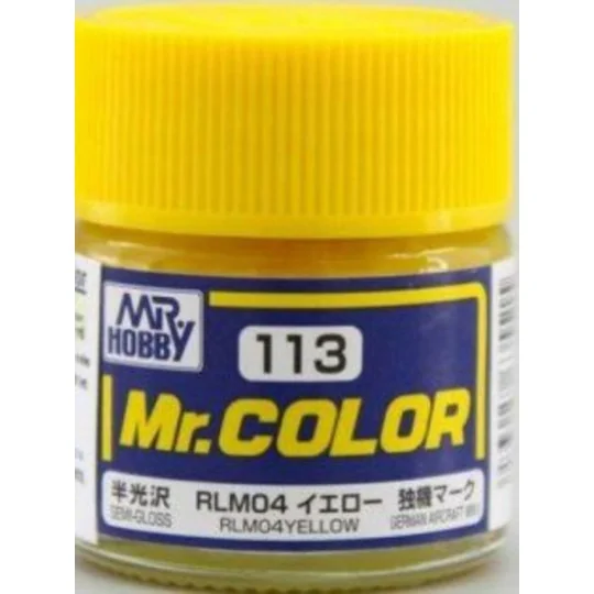 Mr Hobby -Gunze Mr. Color (10 ml) RLM04 Yellow - Mr Hobby - Gunze C...