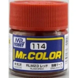 Mr Hobby -Gunze Mr. Color (10 ml) RLM23 Red - Mr Hobby - Gunze C-114