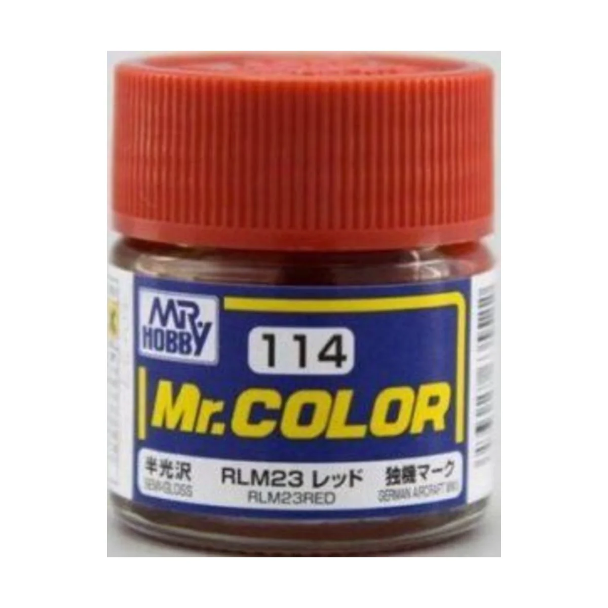 Mr Hobby -Gunze Mr. Color (10 ml) RLM23 Red - Mr Hobby - Gunze C-114 Mr Hobby -Gunze Mr. Color (10 ml) RLM23 Red - Mr Hobby - Gunze C-114