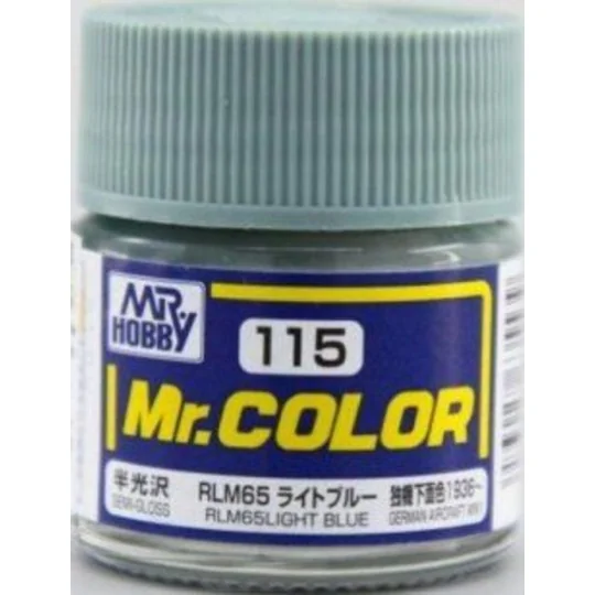 Mr Hobby -Gunze Mr. Color (10 ml) RLM65 Light Blue - Mr Hobby - Gun...