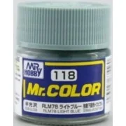 Mr Hobby -Gunze Mr. Color (10 ml) RLM78 Light Blue - Mr Hobby - Gun...