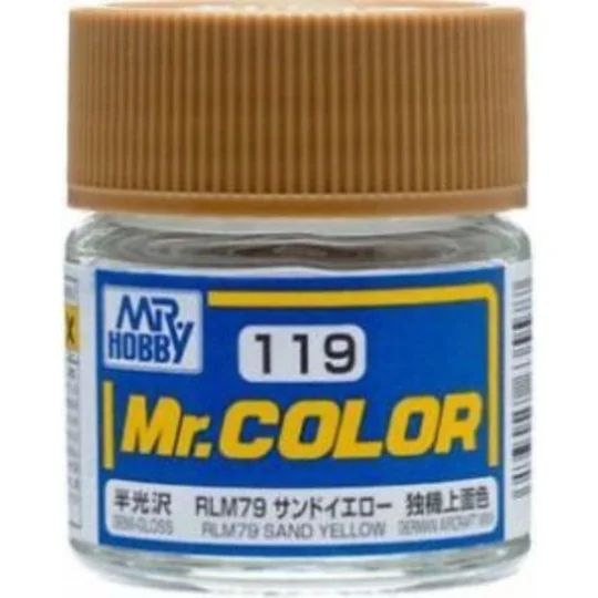 Mr Hobby -Gunze Mr. Color (10 ml) RLM76 Sand Yellow - Mr Hobby - Gu...