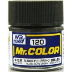 Mr Hobby -Gunze Mr. Color (10 ml) RLM80 Olive Green - Mr Hobby - Gu...