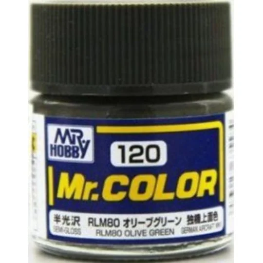Mr Hobby -Gunze Mr. Color (10 ml) RLM80 Olive Green - Mr Hobby - Gu...