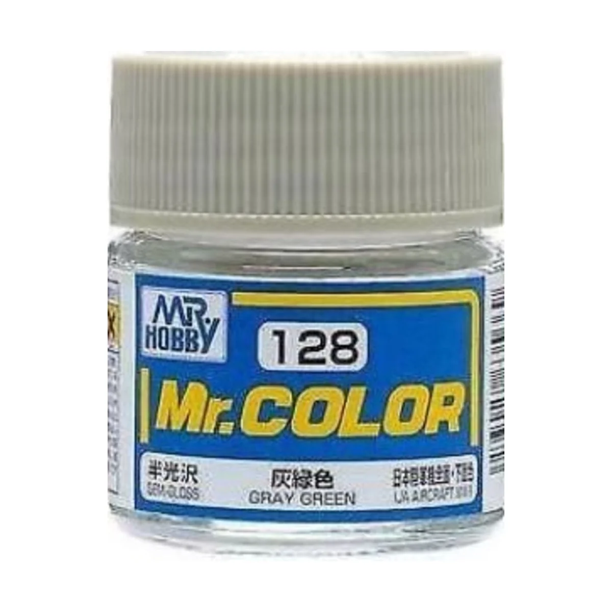 Mr Hobby -Gunze Mr. Color (10 ml) Gray Green - Mr Hobby - Gunze C-128