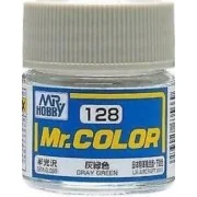 Mr Hobby -Gunze Mr. Color (10 ml) Gray Green - Mr Hobby - Gunze C-128