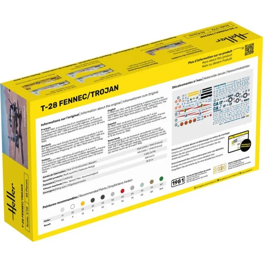 STARTER KIT T-28 Fennec / Trojan - Heller 56279