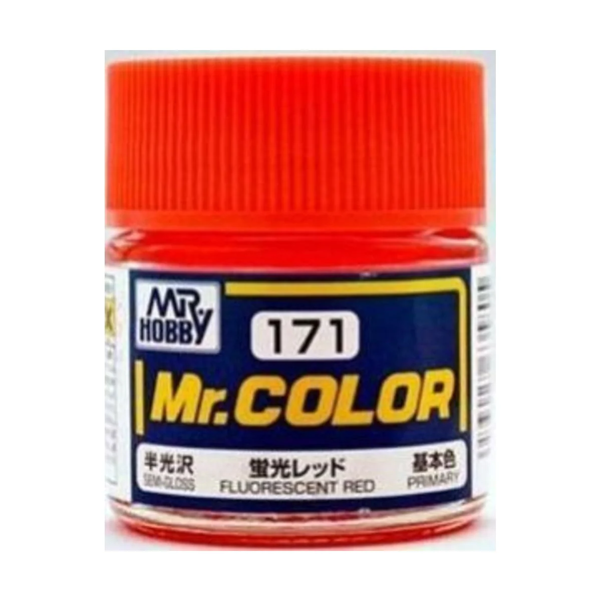 Mr Hobby -Gunze Mr. Color (10 ml) Fluorescent Red - Mr Hobby - Gunz...