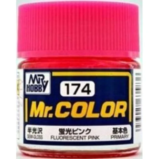 Mr Hobby -Gunze Mr. Color (10 ml) Fluorescent Pink - Mr Hobby - Gun...