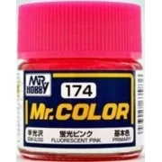 Mr Hobby -Gunze Mr. Color (10 ml) Fluorescent Pink - Mr Hobby - Gun...