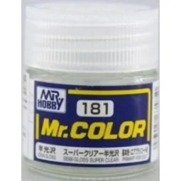 Mr Hobby -Gunze Mr. Color (10 ml) Semi-Gloss Super Clear - Mr Hobby...