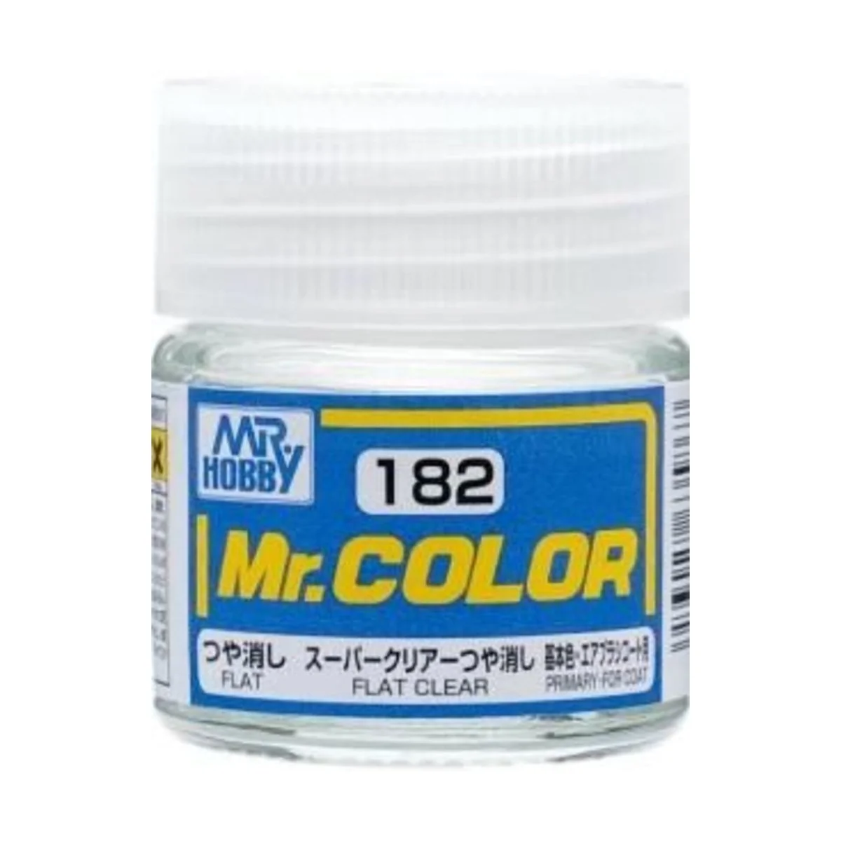 Mr Hobby -Gunze Mr. Color (10 ml) Flat Clear - Mr Hobby - Gunze C-182