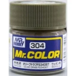 Mr Hobby -Gunze Mr. Color (10 ml) Olive Drab FS34087 - Mr Hobby - G...