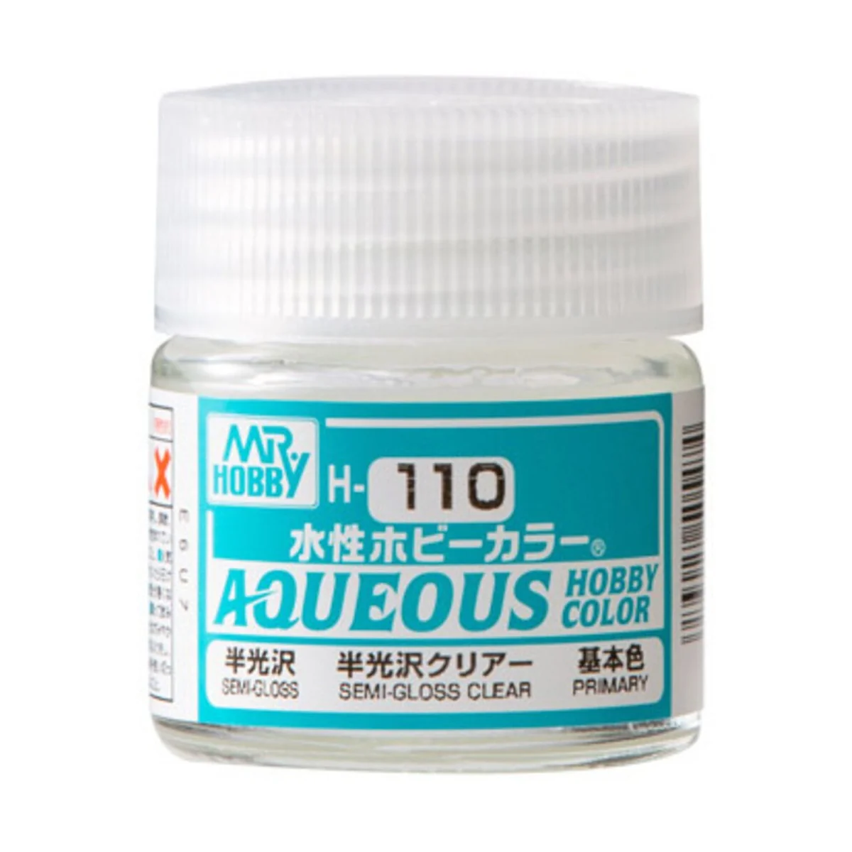 Mr Hobby -Gunze Aqueous Hobby Colors (10 ml) Premium Clear Semi-Glo...