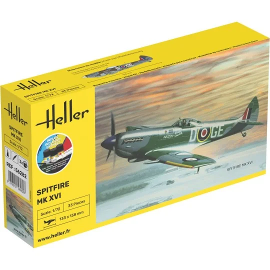 STARTER KIT Spitfire, 1/72 - Heller 56282 STARTER KIT Spitfire, 1/72 - Heller 56282