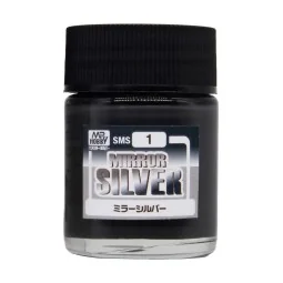 Mr Hobby -Gunze Mirror Silver (18 ml) - Mr Hobby - Gunze SMS-01