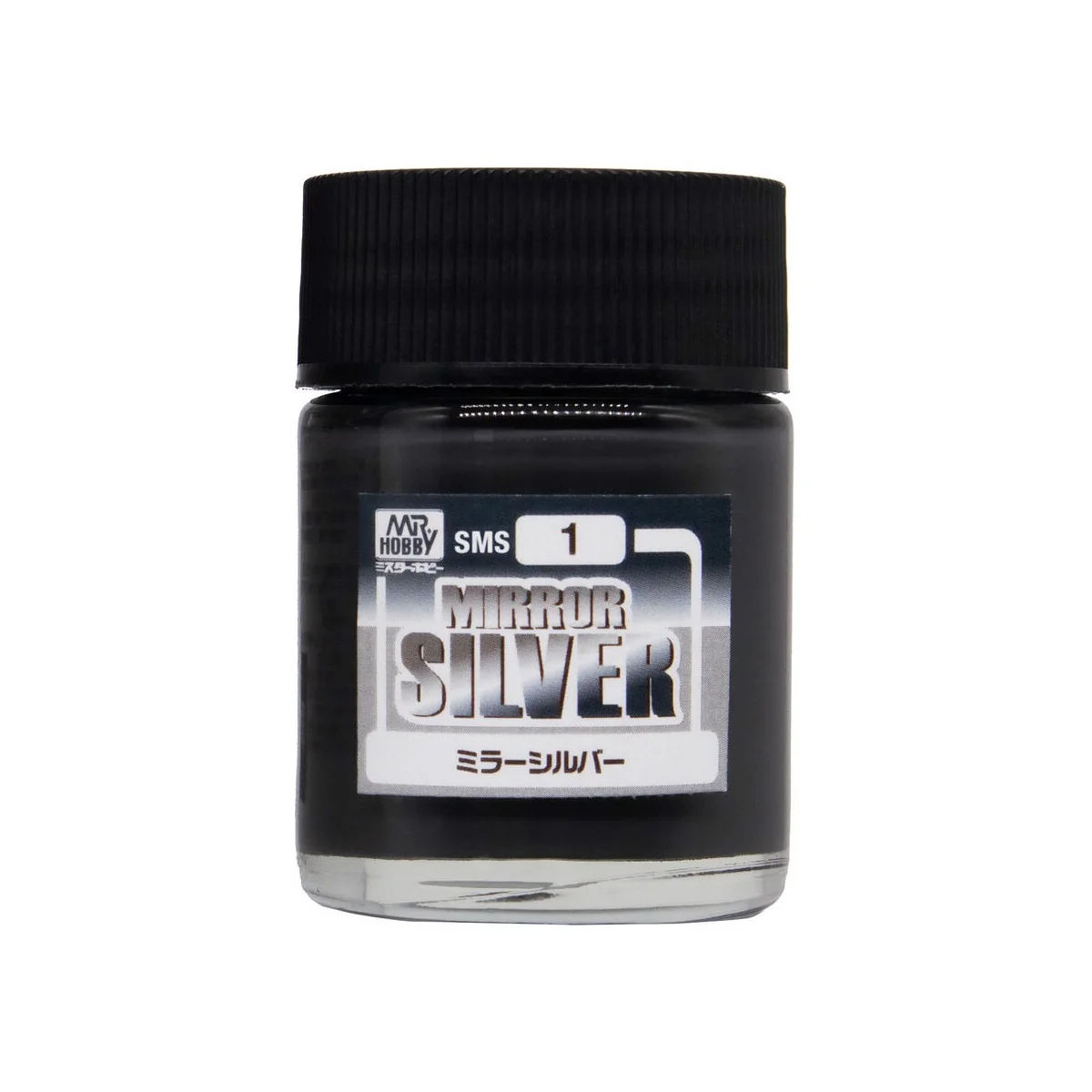 Mr Hobby -Gunze Mirror Silver (18 ml) - Mr Hobby - Gunze SMS-01
