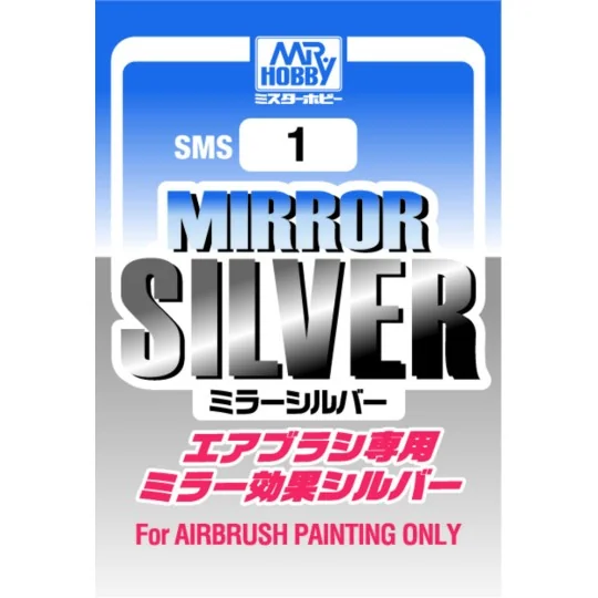 Mr Hobby -Gunze Mirror Silver (18 ml) - Mr Hobby - Gunze SMS-01 Mr Hobby -Gunze Mirror Silver (18 ml) - Mr Hobby - Gunze SMS-01
