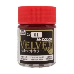 Mr Hobby -Gunze Mr. Color Velvet (18 ml) Red - Mr Hobby - Gunze CV-01
