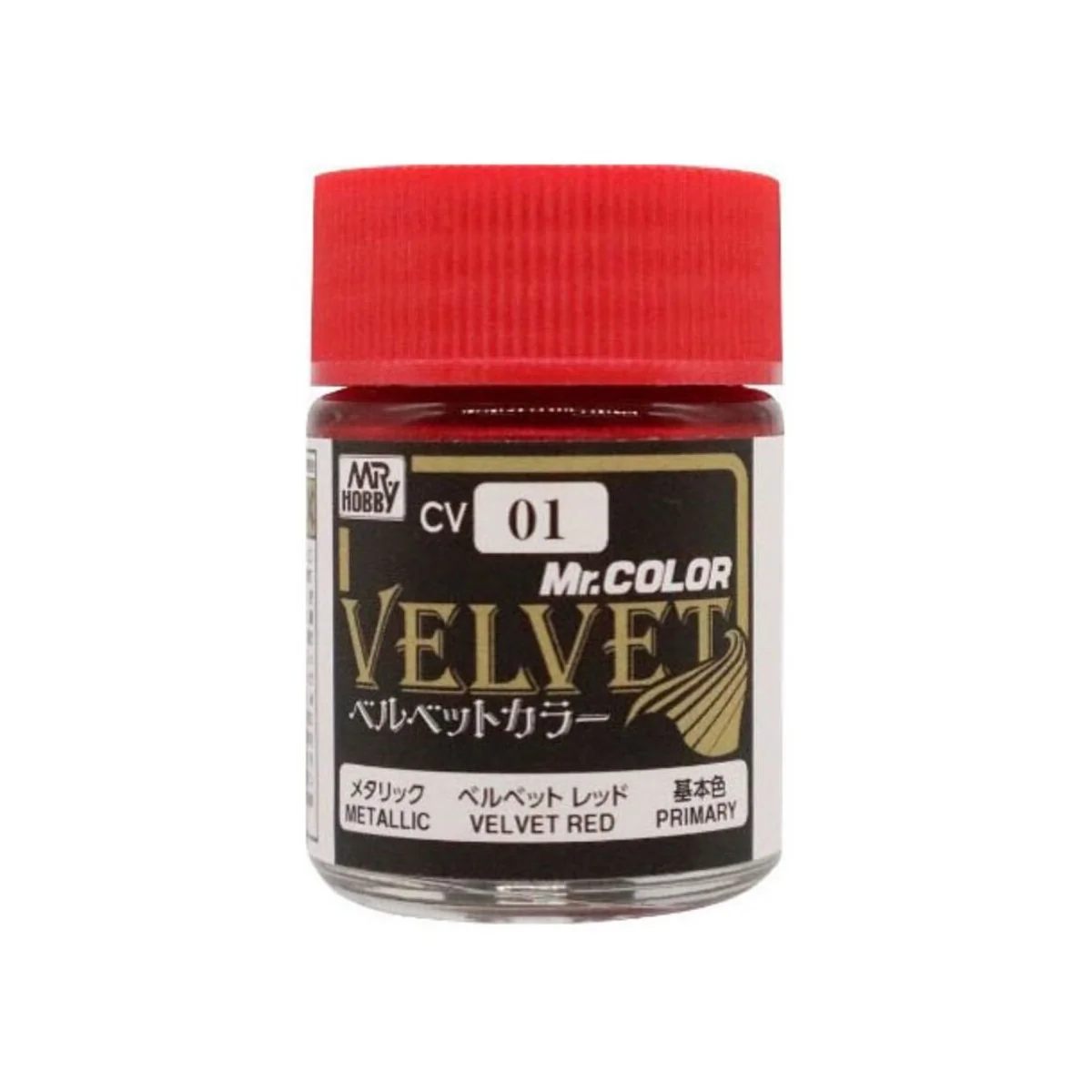 Mr Hobby -Gunze Mr. Color Velvet (18 ml) Red - Mr Hobby - Gunze CV-01