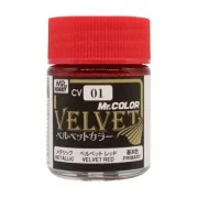 Mr Hobby -Gunze Mr. Color Velvet (18 ml) Red - Mr Hobby - Gunze CV-01