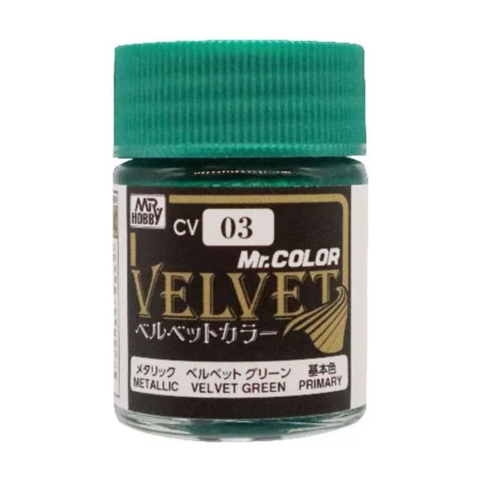 Mr Hobby -Gunze Mr. Color Velvet (18 ml) Green - Mr Hobby - Gunze C... Mr Hobby -Gunze Mr. Color Velvet (18 ml) Green - Mr Hobby - Gunze C...