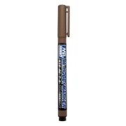 Mr Hobby -Gunze Mr. Hobby Marker Super Fine Tip Brush Pen Brown - M...