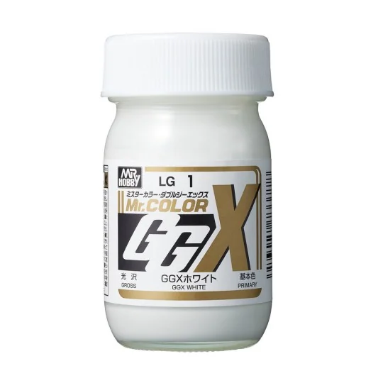 Mr Hobby -Gunze Mr. Color GGX (60ml) White - Mr Hobby - Gunze LG-001