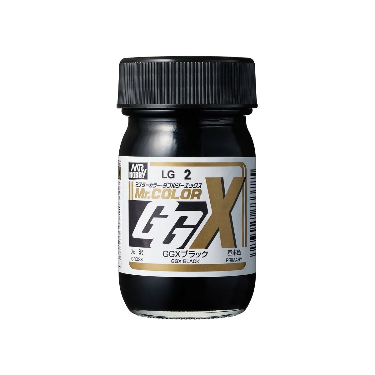 Mr Hobby -Gunze Mr. Color GGX (60ml) Black - Mr Hobby - Gunze LG-002