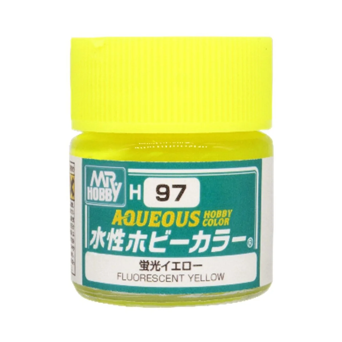Mr Hobby -Gunze Aqueous Hobby Colors (10 ml) Fluorescent Yellow - M...